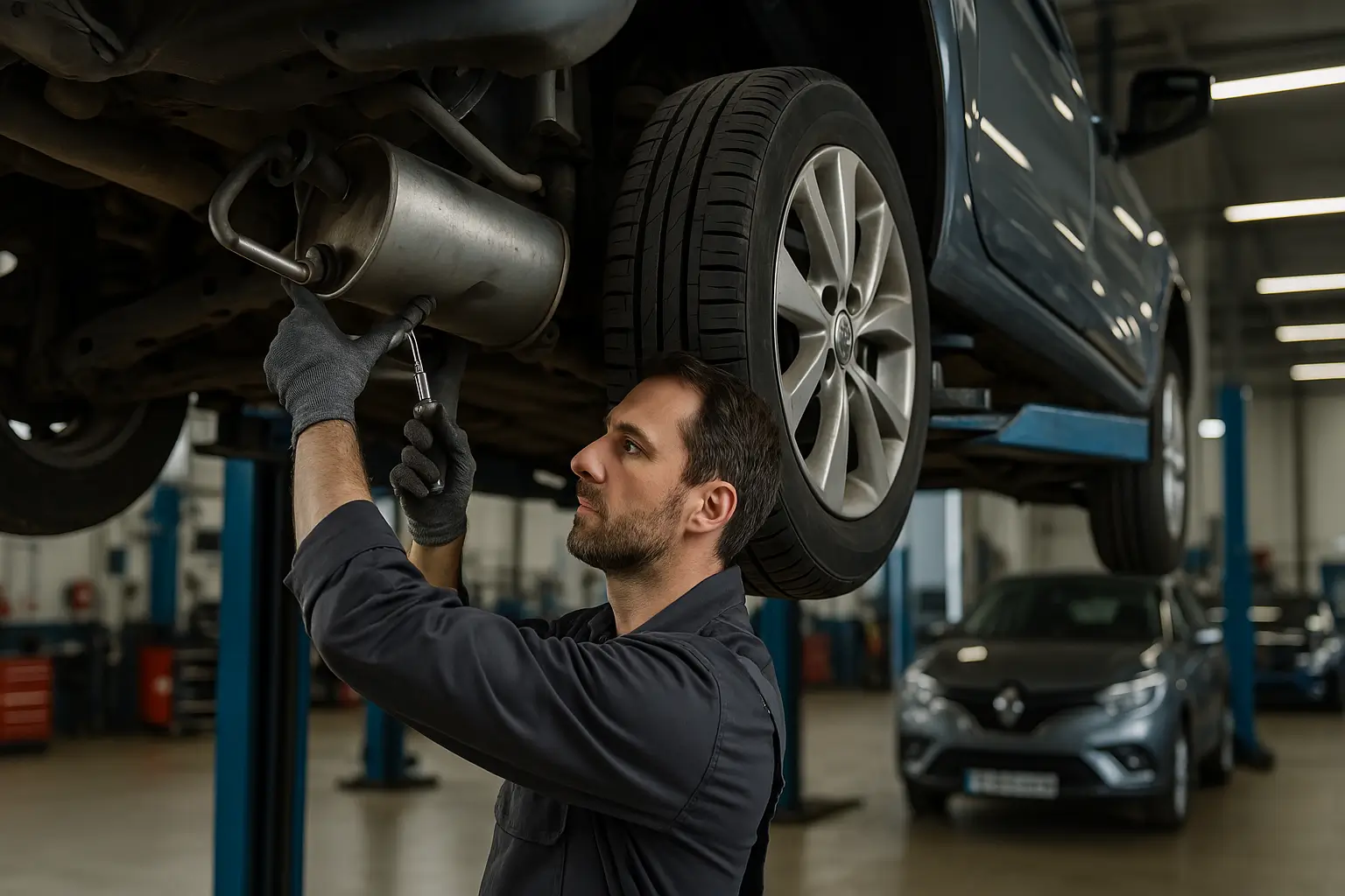 Naprawa tłumików i układów wydechowych